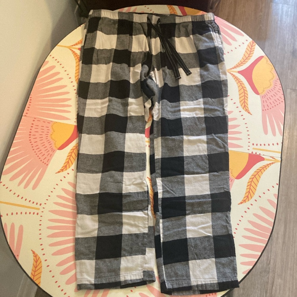 Black and White Checkered Pants